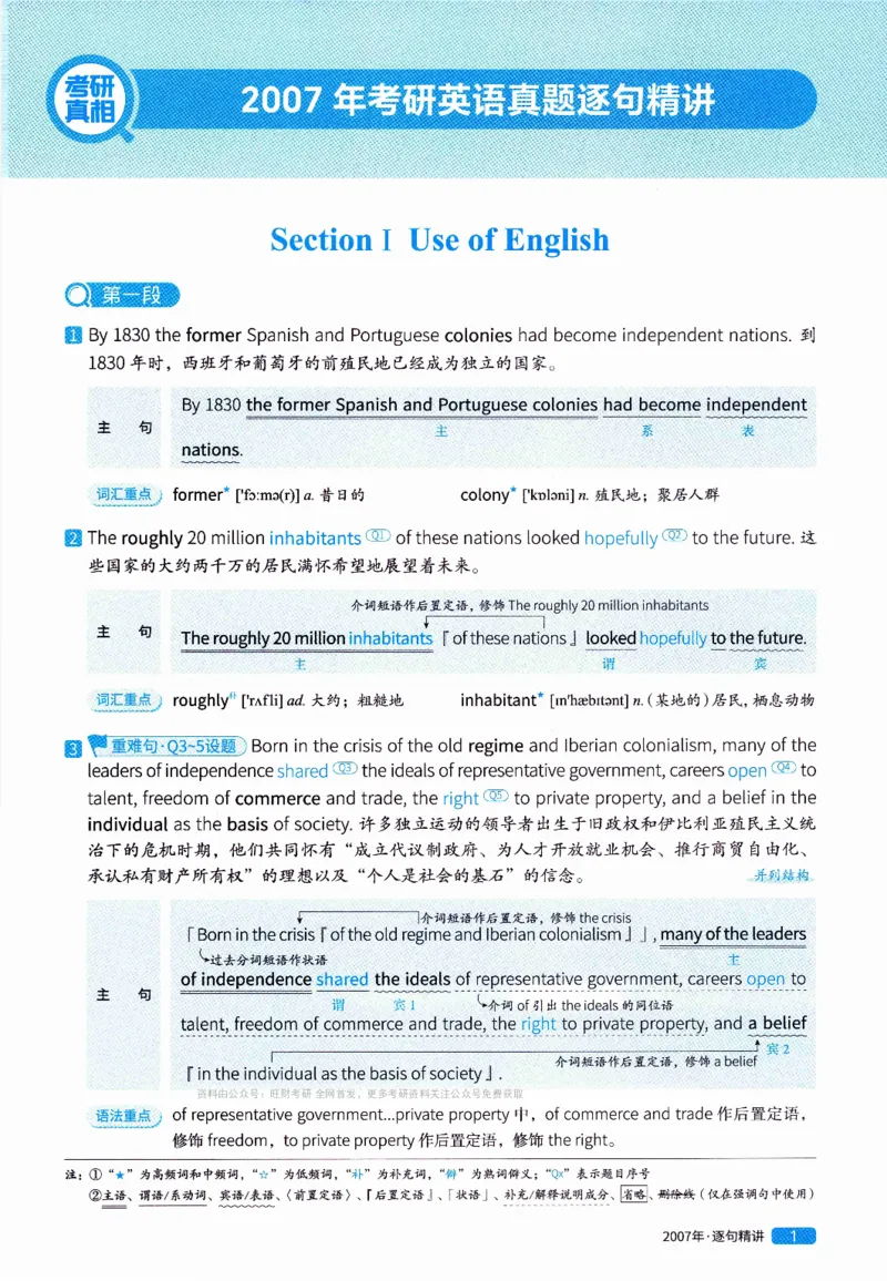 真题解析篇（一）逐句精讲英语(二）2007-2016_压缩_27考研真题_考研英语一、二真题+解析（1994-2026）_02.考研真相_2027《考研真相》（英二）