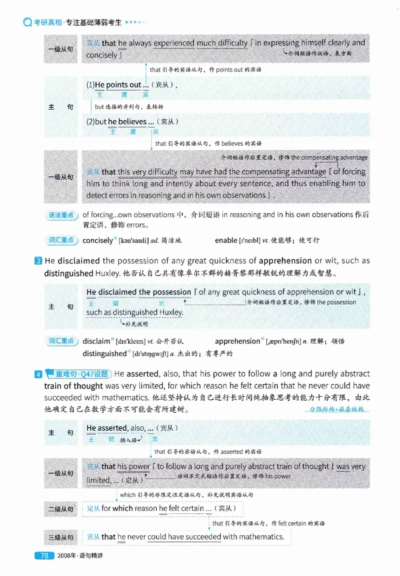 真题解析篇（一）逐句精讲英语(二）2007-2016_压缩_27考研真题_考研英语一、二真题+解析（1994-2026）_02.考研真相_2027《考研真相》（英二）