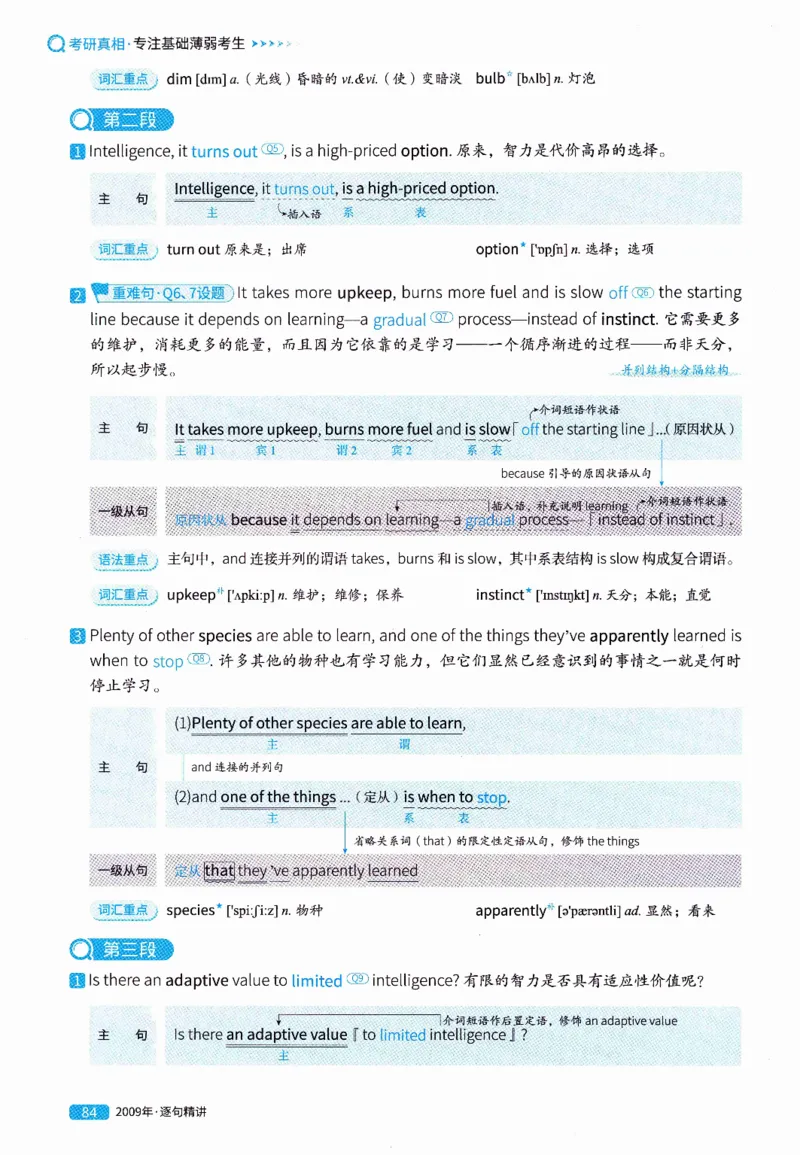 真题解析篇（一）逐句精讲英语(二）2007-2016_压缩_27考研真题_考研英语一、二真题+解析（1994-2026）_02.考研真相_2027《考研真相》（英二）