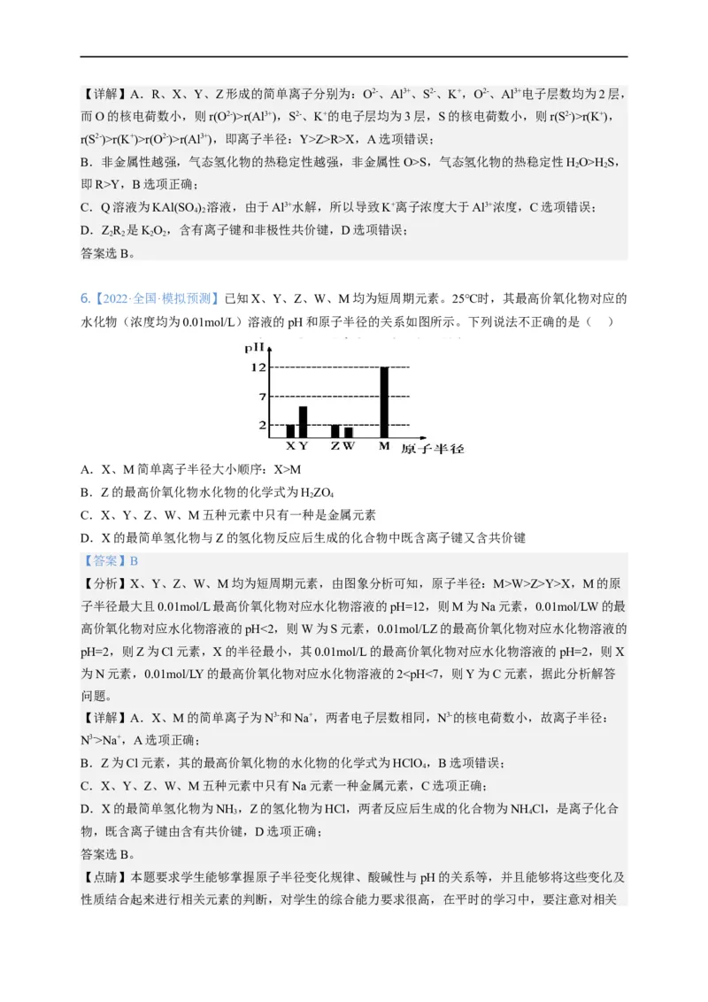 点击05『原来是你』元素周期律--2023年高考化学热点&middot;重点&middot;难点（全国通用）（解析版）_05高考化学_通用版（老高考）复习资料_2023年复习资料_专项复习