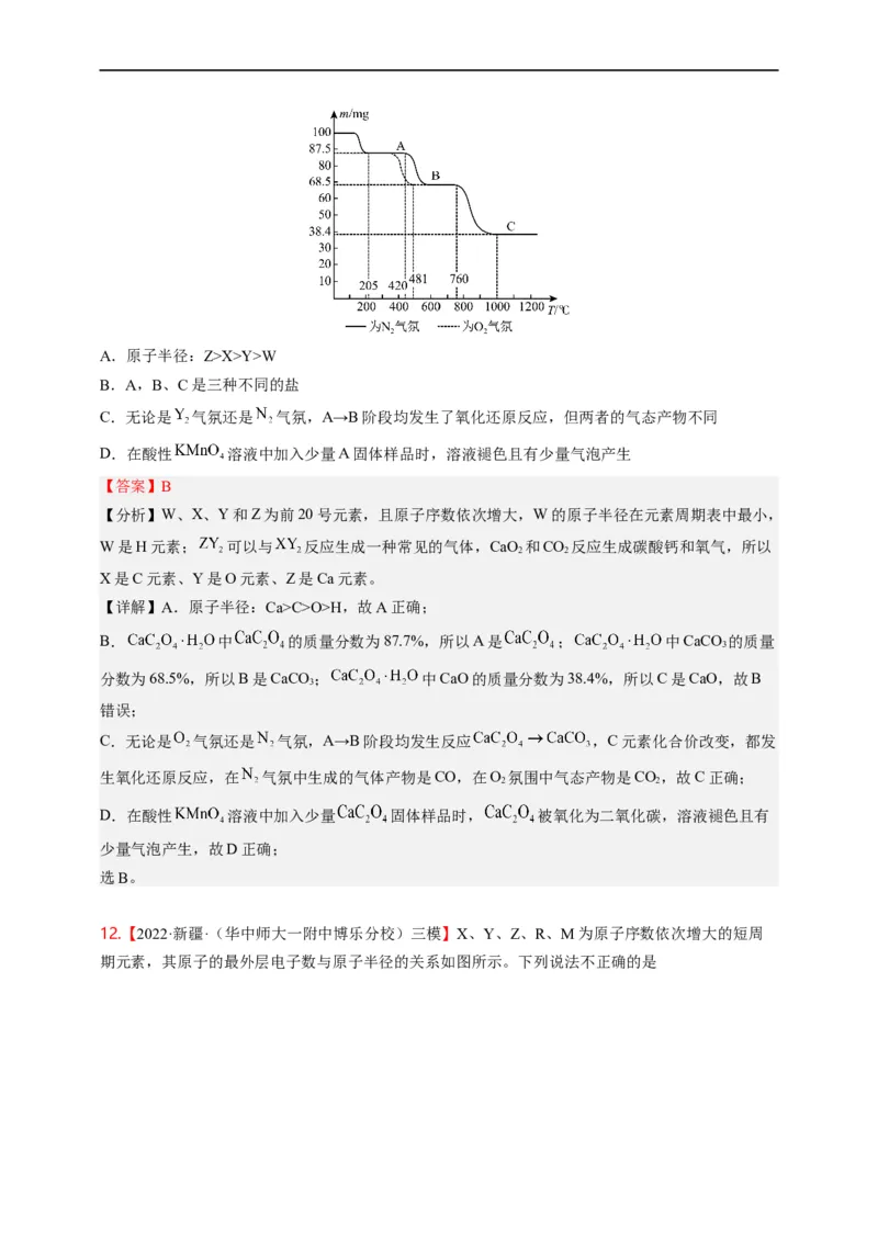 点击05『原来是你』元素周期律--2023年高考化学热点&middot;重点&middot;难点（全国通用）（解析版）_05高考化学_通用版（老高考）复习资料_2023年复习资料_专项复习