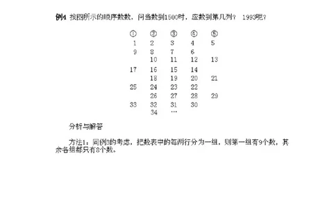 三年级下册数学奥数知识点讲解第1课《从数表中找规律》通用版（含答案）_奥数专题合集_H003小学奥数培训班课程+习题_1-6年级上下册奥数_三年级