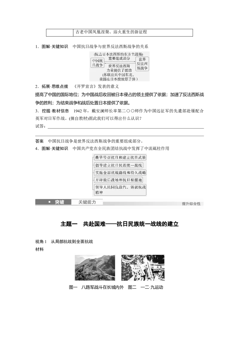 板块二　第八单元　第22讲　中华民族的抗日战争_07高考历史_2025年新高考资料_一轮复习_2025高考大一轮复习讲义+课件精准备考2025年新高三历史一轮复习备课课件（完结）_251