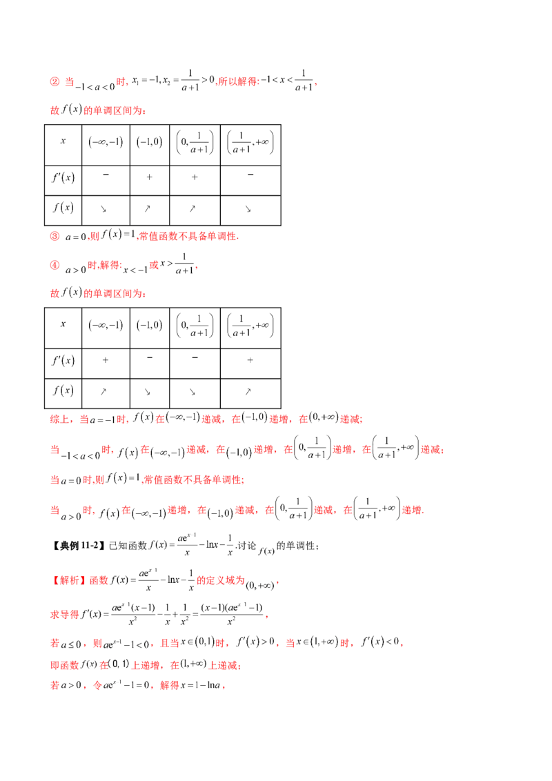 第02讲导数与函数的单调性（十二大题型）（讲义）（解析版）_02高考数学_新高考复习资料_2025年新高考复习_2025年高考数学一轮复习讲练测（新教材新高考，含2024高考真题）