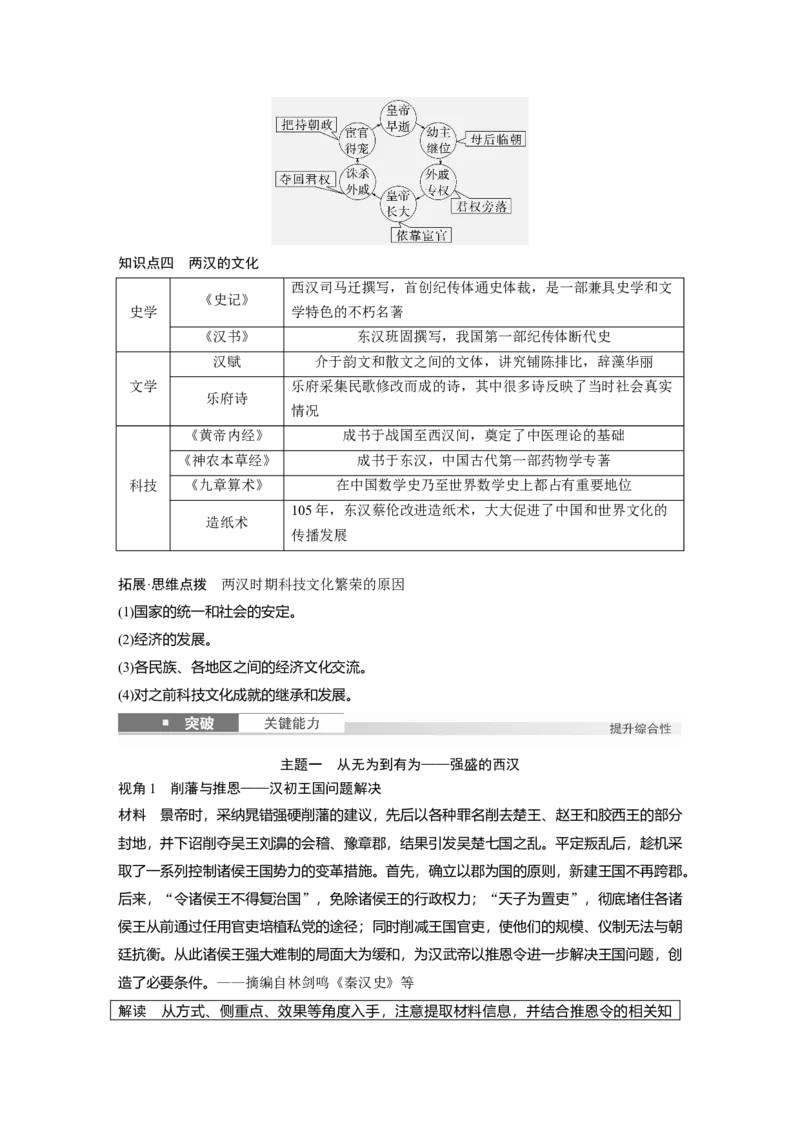 板块一　第二单元　第4讲　汉代统一多民族封建国家的巩固_07高考历史_2025年新高考资料_一轮复习_2025高考大一轮复习讲义+课件精准备考2025年新高三历史一轮复习备课课件（完结）_669