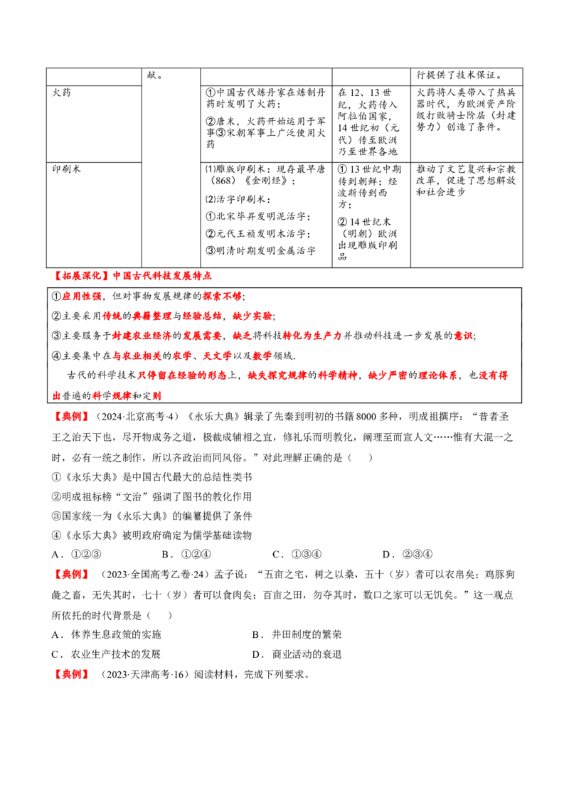 热点04从deepseek的横空出世看科技发展与社会转型（讲义）（原卷版）_07高考历史_2025年新高考资料_二轮复习_01高考语文等多个文件
