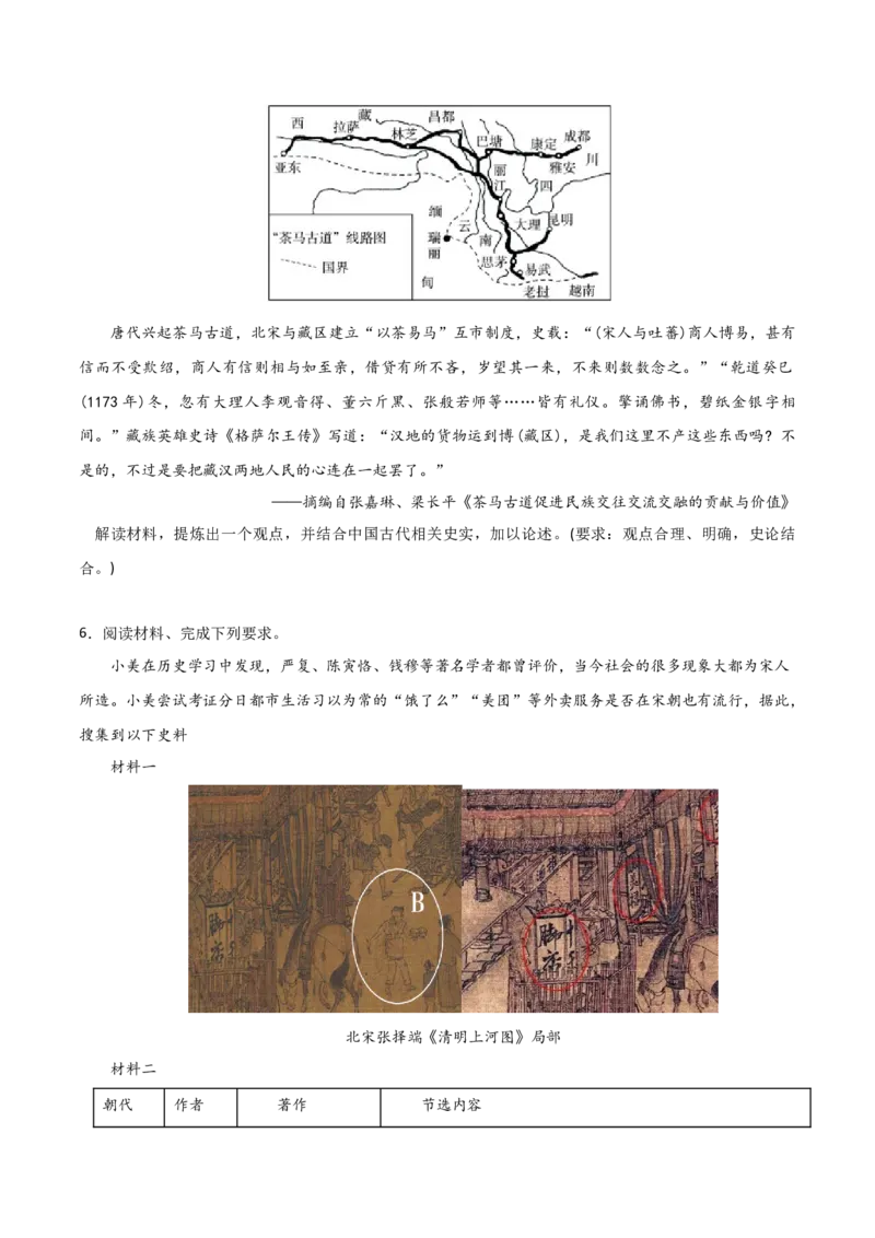 秘籍05抢分专项&middot;论述题精练30题（原卷版）_07高考历史_2024年新高考资料_52024三轮冲刺_备战2024年高考历史抢分秘籍（新高考专用）320991418