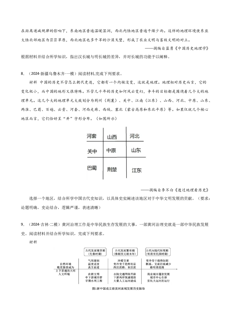 秘籍05抢分专项&middot;论述题精练30题（原卷版）_07高考历史_2024年新高考资料_52024三轮冲刺_备战2024年高考历史抢分秘籍（新高考专用）320991418
