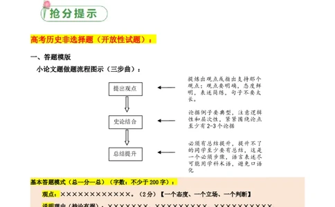秘籍05抢分专项&middot;论述题精练30题（原卷版）_07高考历史_2024年新高考资料_52024三轮冲刺_备战2024年高考历史抢分秘籍（新高考专用）320991418