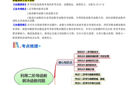 第03讲利用二阶导函数解决9类函数问题（高阶拓展、竞赛适用）（教师版）_2025年新高考资料_一轮复习_备战2025年高考数学一轮复习考点帮_第二部分专项讲义