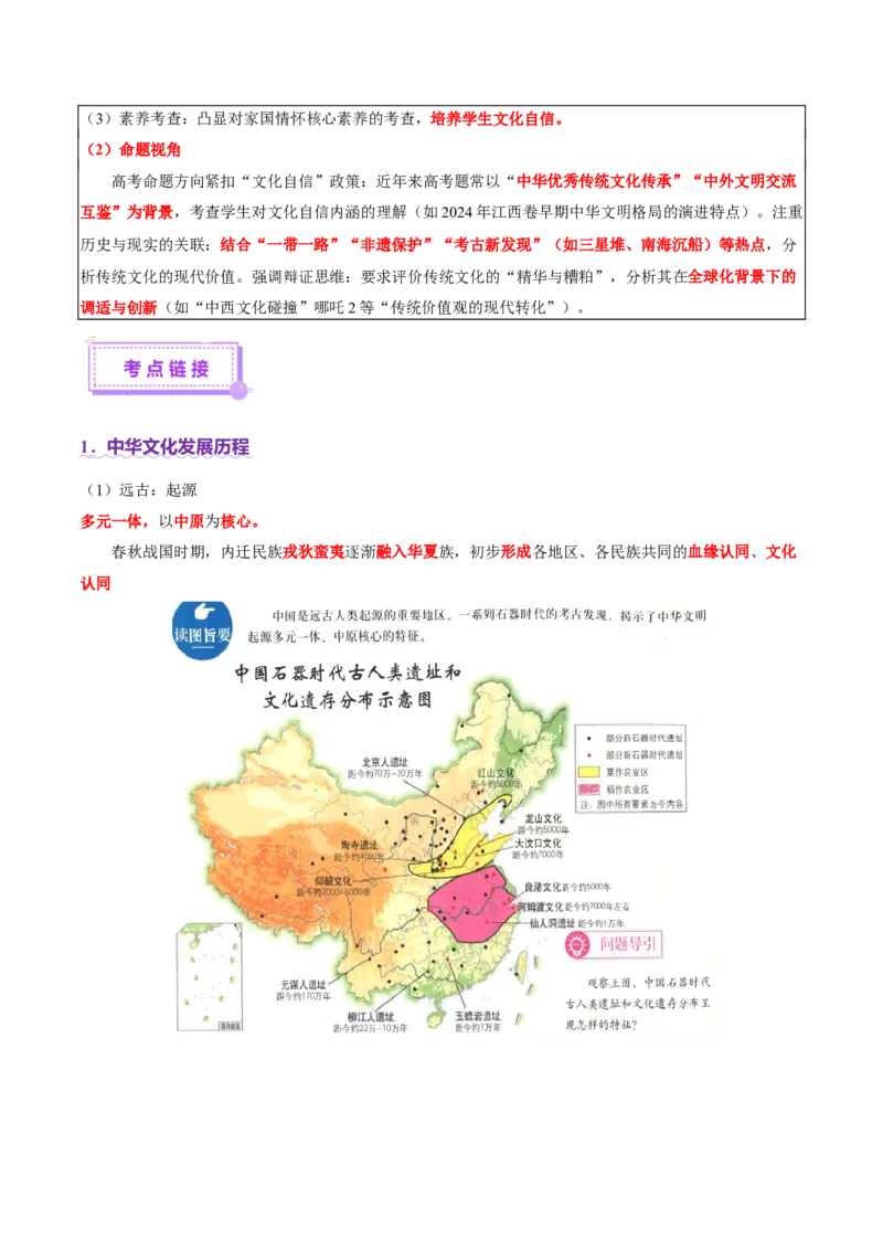 热点05《哪吒2》现象级热映&mdash;传承和弘扬中国传统文化（讲义）（原卷版）_07高考历史_2025年新高考资料_二轮复习_01高考语文等多个文件