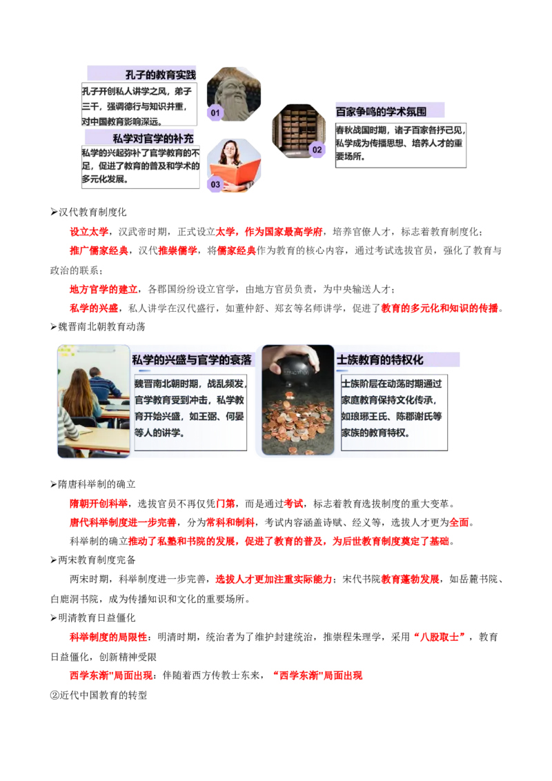 热点05《哪吒2》现象级热映&mdash;传承和弘扬中国传统文化（讲义）（原卷版）_07高考历史_2025年新高考资料_二轮复习_01高考语文等多个文件