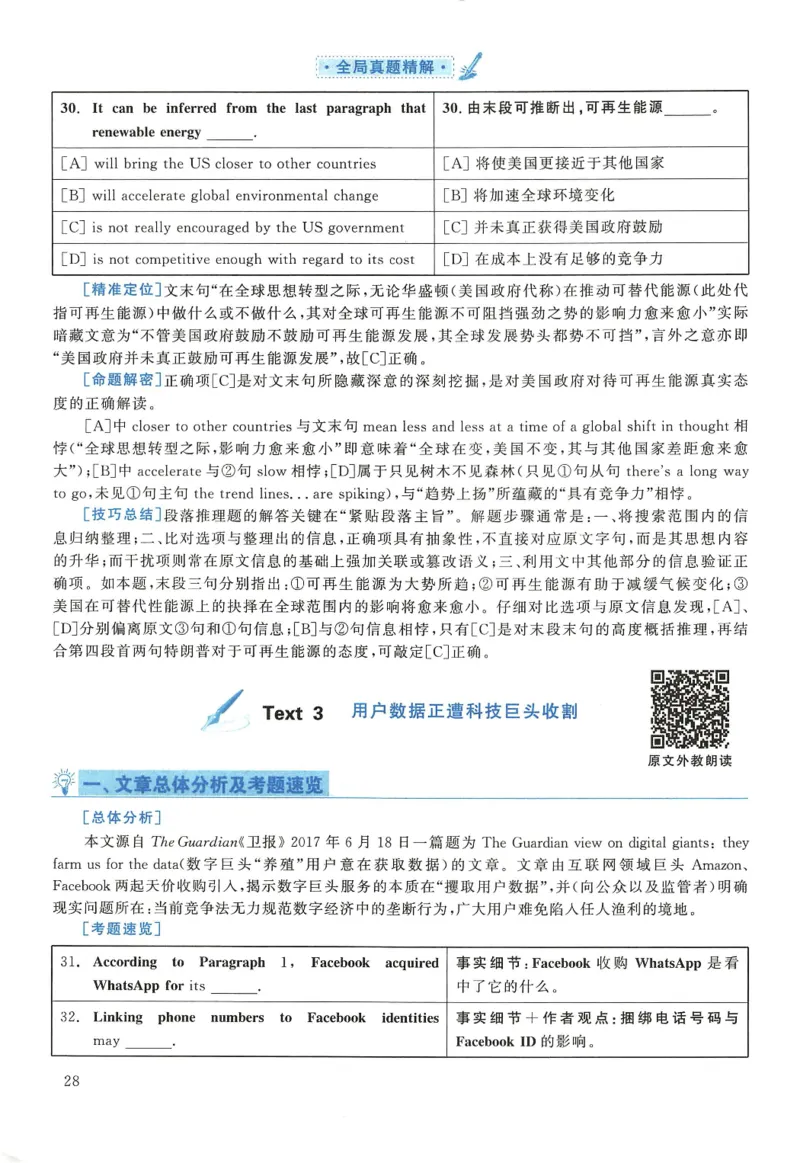2018年英语二真题解析_27考研真题_考研英语一、二真题+解析（1994-2026）_0.考研英语二真题与解析（1980-2026）_2.2010-2023年英语二真题及解析_2010-2023年解析