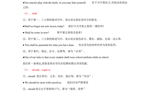 第03讲情态动词和虚拟语气（精讲）一轮复习讲义2024年高考英语高频考点题型归纳与方法总结（新高考通用）解析版_03高考英语_新高考复习资料_2024年新高考资料_一轮复习资料