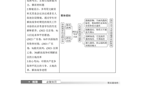 板块二　第八单元　第23讲　人民解放战争_07高考历史_2025年新高考资料_一轮复习_2025高考大一轮复习讲义+课件精准备考2025年新高三历史一轮复习备课课件（完结）