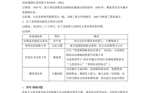 板块四　第十七单元　第56讲　亚非拉民族民主运动的高涨_07高考历史_2025年新高考资料_一轮复习_2025高考大一轮复习讲义+课件精准备考2025年新高三历史一轮复习备课课件（完结）