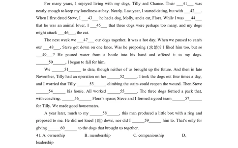 热点练09完形填空-记叙文-2023年高考英语热点&bull;重点&bull;难点专练（学生版）（全国通用）_03高考英语_通用版（老高考）复习资料_2023年复习资料_专项复习