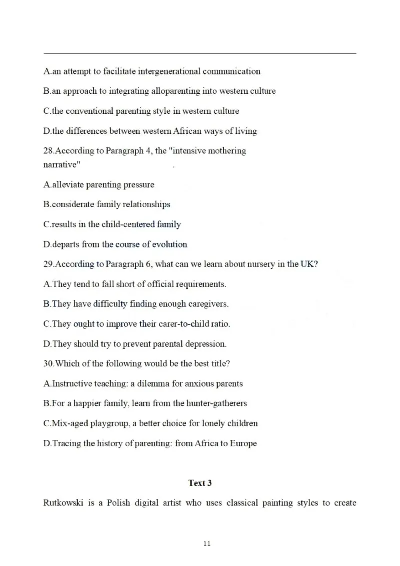 2024年考研英语一真题解析_27考研真题_考研英语一、二真题+解析（1994-2026）_考研英语真题阅读手译本_真题解析_英一_2010-2025考研英语解析