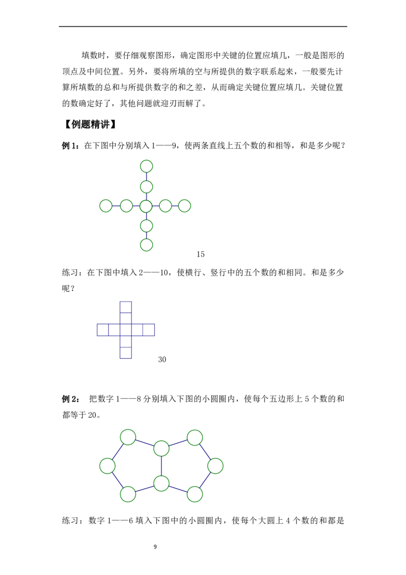 三年级数学竞赛试题-树阵图北师大版（含答案）_奥数专题合集_H003小学奥数培训班课程+习题_1-6年级上下册奥数_三年级