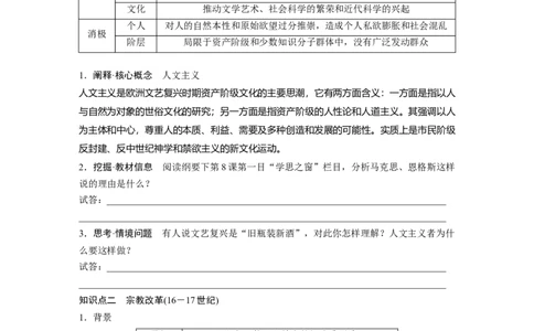 板块四　第十五单元　第47讲　文艺复兴与宗教改革_07高考历史_2025年新高考资料_一轮复习_2025高考大一轮复习讲义+课件精准备考2025年新高三历史一轮复习备课课件（完结）