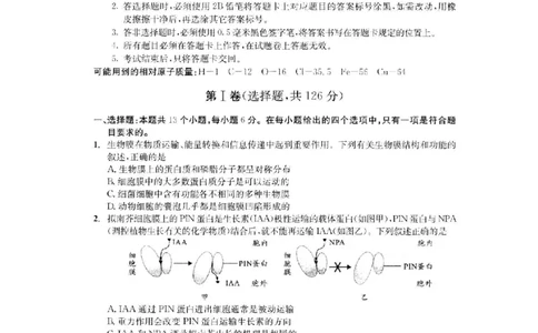 理综试题_05高考化学_高考模拟题_全国课标版_2023届四川成都一诊成都市2020级高中毕业班第一次诊断性检测理综_2023届四川成都一诊成都市2020级高中毕业班第一次诊断性检测理综