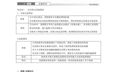 版块五　第十六单元　第55讲　近代西方民族国家与国际法的发展_07高考历史_2025年新高考资料_一轮复习_2025高考大一轮复习历史（人教版）_配套word版文档板块一第2单元&mdash;板块四