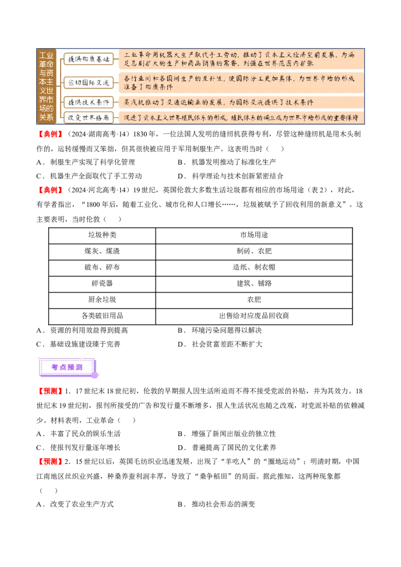 热点03聚焦2025年高考之周年类命题（讲义）（原卷版）_07高考历史_2025年新高考资料_二轮复习_上好课2025年高考历史二轮复习讲练测（新高考通用）3379861