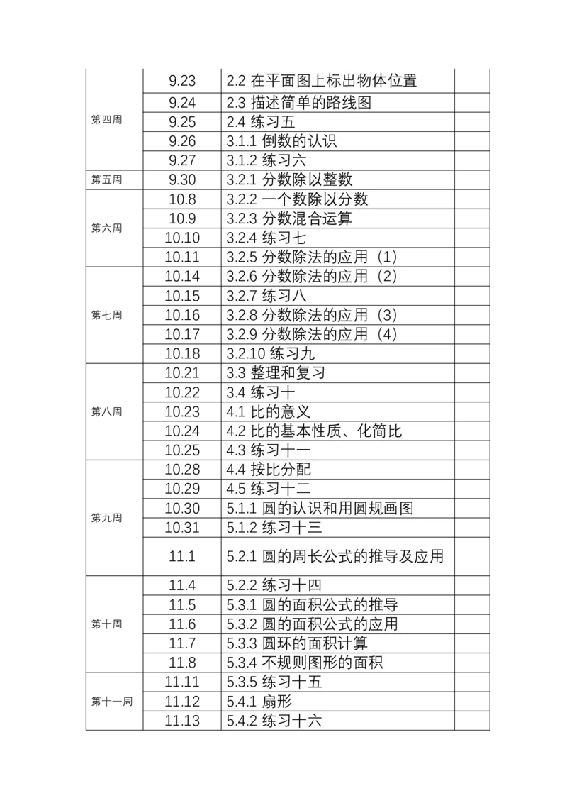 人教版小学六年级上册数学教学计划_小学1-6年级常用的上册资源汇总_六年级上册资料(1)_七彩课堂人教版数学六年级上册教学资源包_教师工作包_14教学计划_数学-教学计划