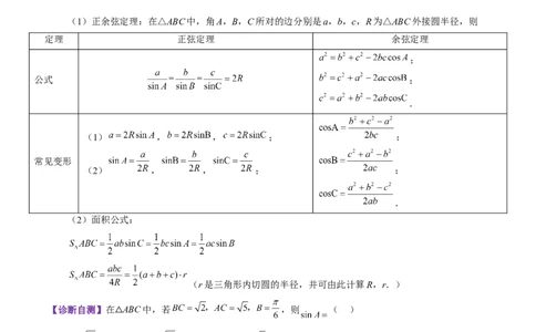 第04讲解三角形（九大题型）（讲义）（原卷版）_2025年新高考资料_一轮复习_2025年高考数学一轮复习讲练测（新教材新高考，含2024高考真题）_第四章三角函数与解三角形