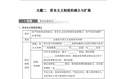 板块5第11单元第31讲　资产阶级革命与资本主义制度的确立_07高考历史_2024年新高考资料_1.2024一轮复习_2024年高考历史一轮复习讲义（部编版）_学生版在此文件夹_学生用书Word版文档