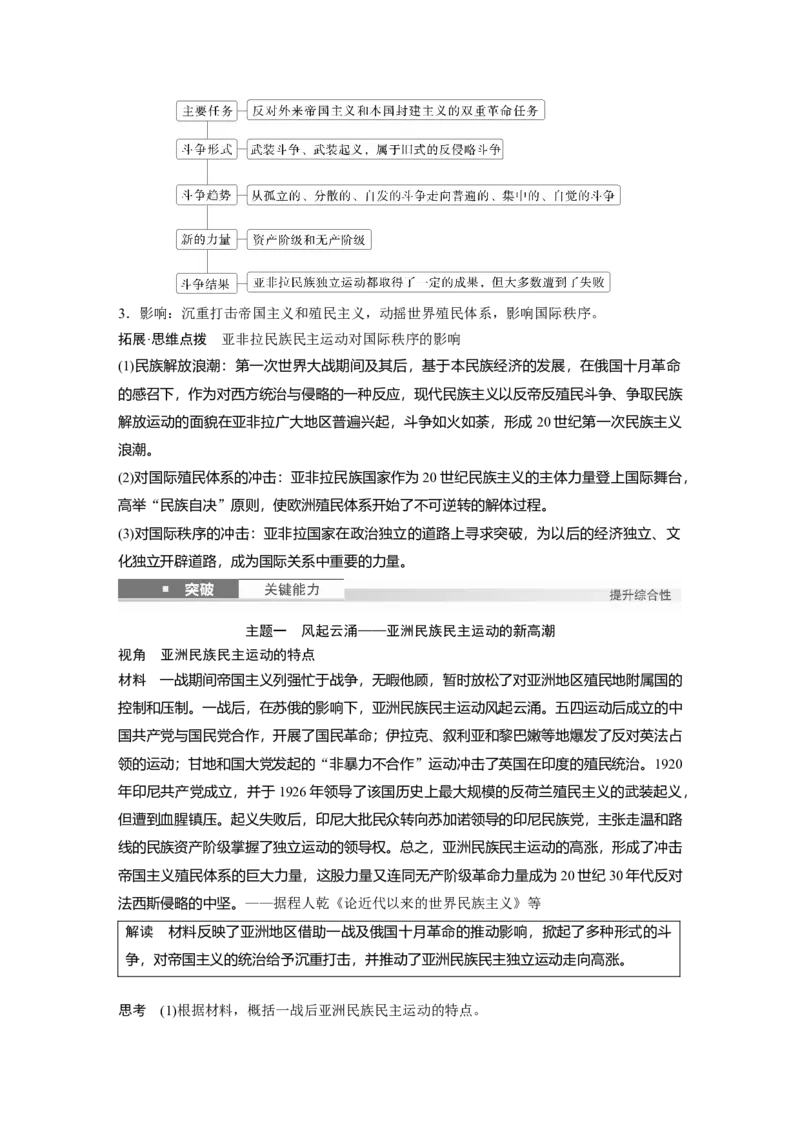 板块四　第十七单元　第56讲　亚非拉民族民主运动的高涨_07高考历史_2025年新高考资料_一轮复习_2025高考大一轮复习讲义+课件精准备考2025年新高三历史一轮复习备课课件（完结）_479