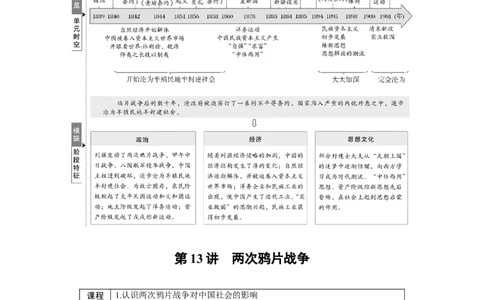 板块二　第六单元　第13讲　两次鸦片战争_07高考历史_2025年新高考资料_一轮复习_2025高考大一轮复习讲义+课件精准备考2025年新高三历史一轮复习备课课件（完结）_2025大一轮复习讲义