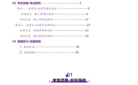 第01讲单词+短语（必修1~必修3）重点易考单词变形+词义辨析（讲义）（原卷版）_03高考英语_新高考复习资料_2025年新高考复习_词汇
