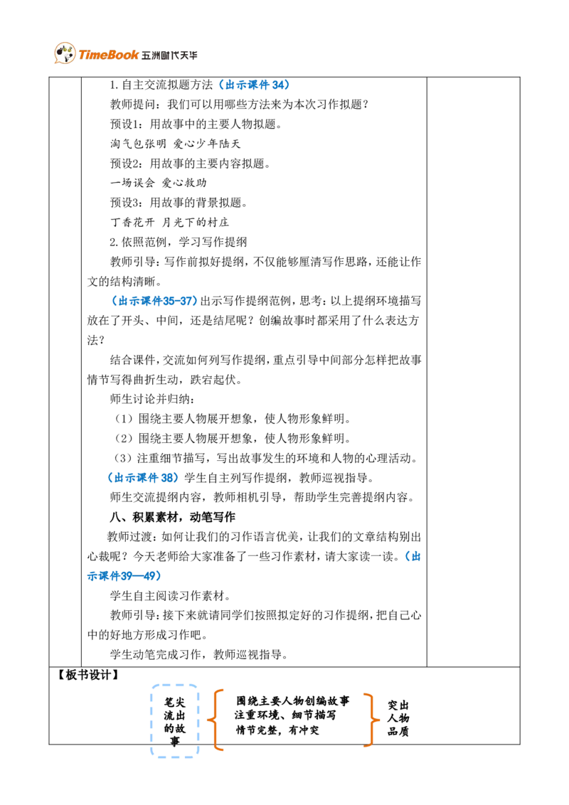 习作：笔尖流出的故事优质版教案_25秋1-6年级语文上册课件教案_25秋统编版语文六年级上册_统编版语文六年级上册教学资源包（25秋七彩课堂）_4.第四单元_习作：笔尖流出的故事_教案