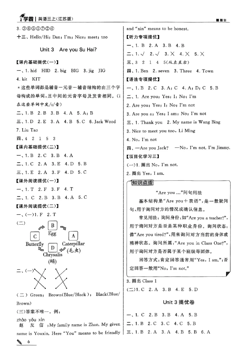 三年级英语上册译林版25秋《五星学霸》答案_25秋上册语数英《五星学霸》各版本🈴集_🔰25秋上册语数英《五星学霸》各版本🈴集。已分享_25秋《五星学霸》英语译林3-6上。已核对