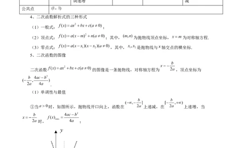 第03讲幂函数与二次函数（五大题型）（讲义）（解析版）_02高考数学_新高考复习资料_2024年新高考资料_一轮复习资料_完2024年高考数学一轮复习讲练测(课件+讲义+练习)（新高考）