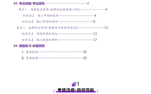 第03讲单词+短语（选择性必修三~选择性必修四）重点易考单词变形+词义辨析（讲义）（原卷版）_03高考英语_2025年新高考资料_一轮复习_词汇
