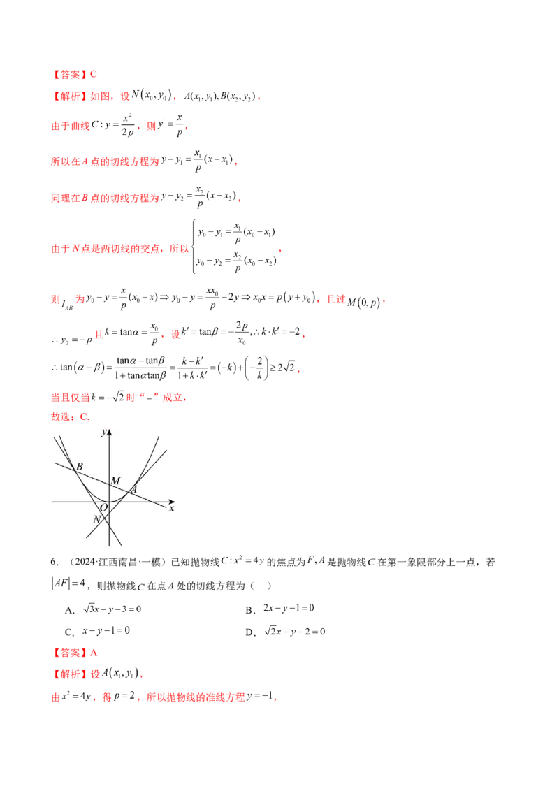 第01讲导数的概念及其意义、导数的运算（十二大题型）（练习）（解析版）_2025年新高考资料_一轮复习_2025年高考数学一轮复习讲练测（新教材新高考，含2024高考真题）