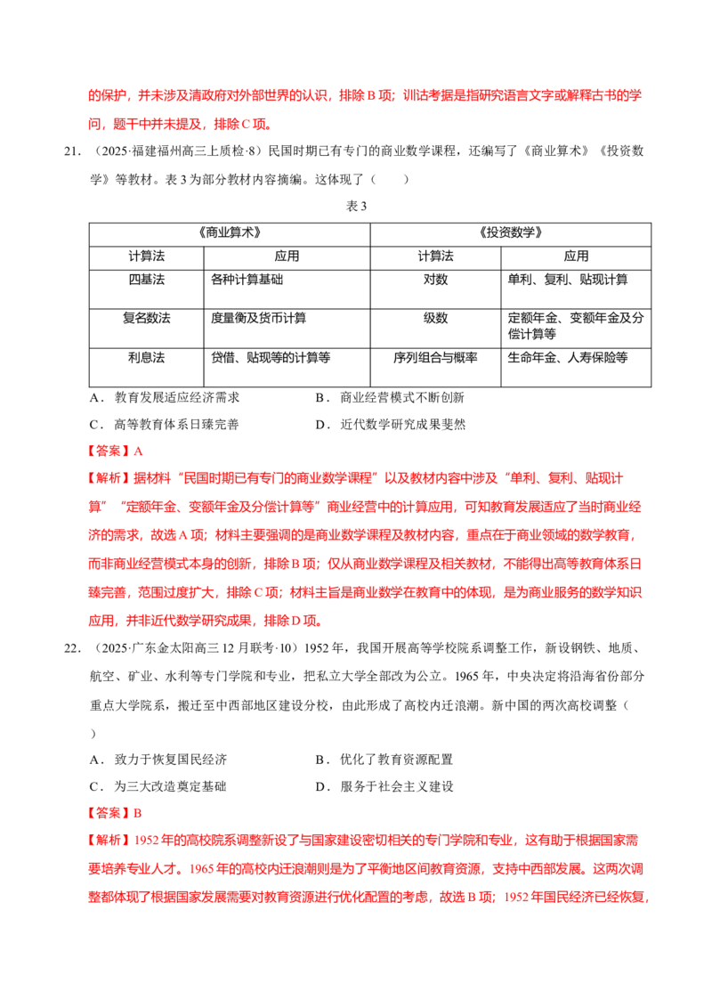 热点05《哪吒2》现象级热映&mdash;传承和弘扬中国传统文化（练习）（解析版）_07高考历史_2025年新高考资料_二轮复习_01高考语文等多个文件