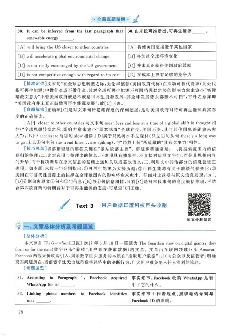 2018年英语二真题解析_27考研真题_考研英语一、二真题+解析（1994-2026）_考研英语真题阅读手译本_真题解析_英二_2010-2025考研英语解析