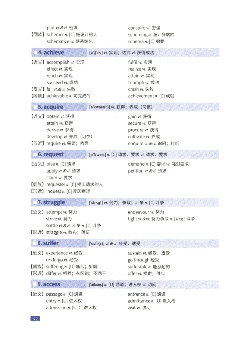27考研词汇闪过真题重点高频词替换_27考研真题_考研英语一、二真题+解析（1994-2026）_考研词汇默写本合集_02.词汇闪过_附册（共9本）