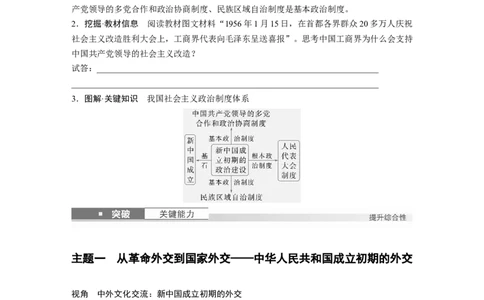 板块三　第九单元　第25讲　中华人民共和国成立初期的外交与社会主义基本制度的建立_07高考历史_2025年新高考资料_一轮复习_2025高考大一轮复习历史（人教版）_2025大一轮复习讲义