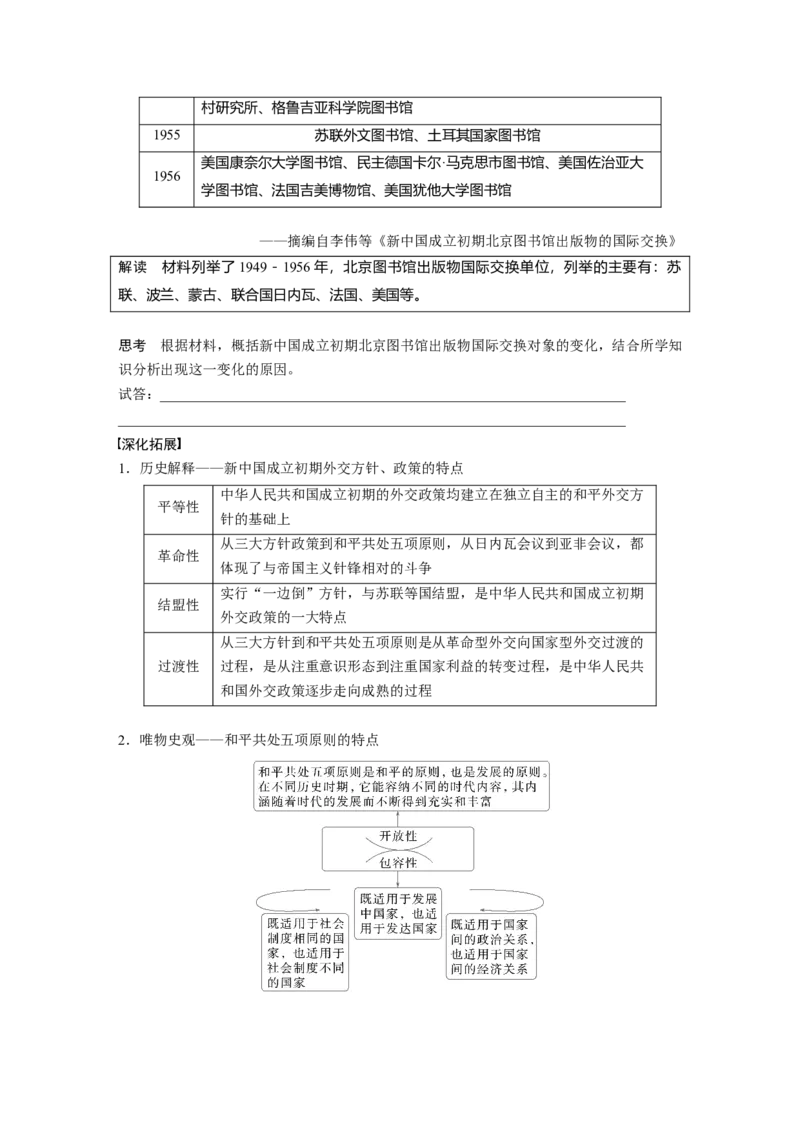 板块三　第九单元　第25讲　中华人民共和国成立初期的外交与社会主义基本制度的建立_07高考历史_2025年新高考资料_一轮复习_2025高考大一轮复习历史（人教版）_2025大一轮复习讲义