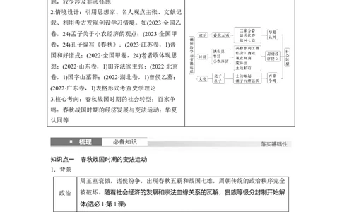板块一　第一单元　第2讲　诸侯纷争与变法运动_07高考历史_2025年新高考资料_一轮复习_2025高考大一轮复习讲义+课件精准备考2025年新高三历史一轮复习备课课件（完结）_525