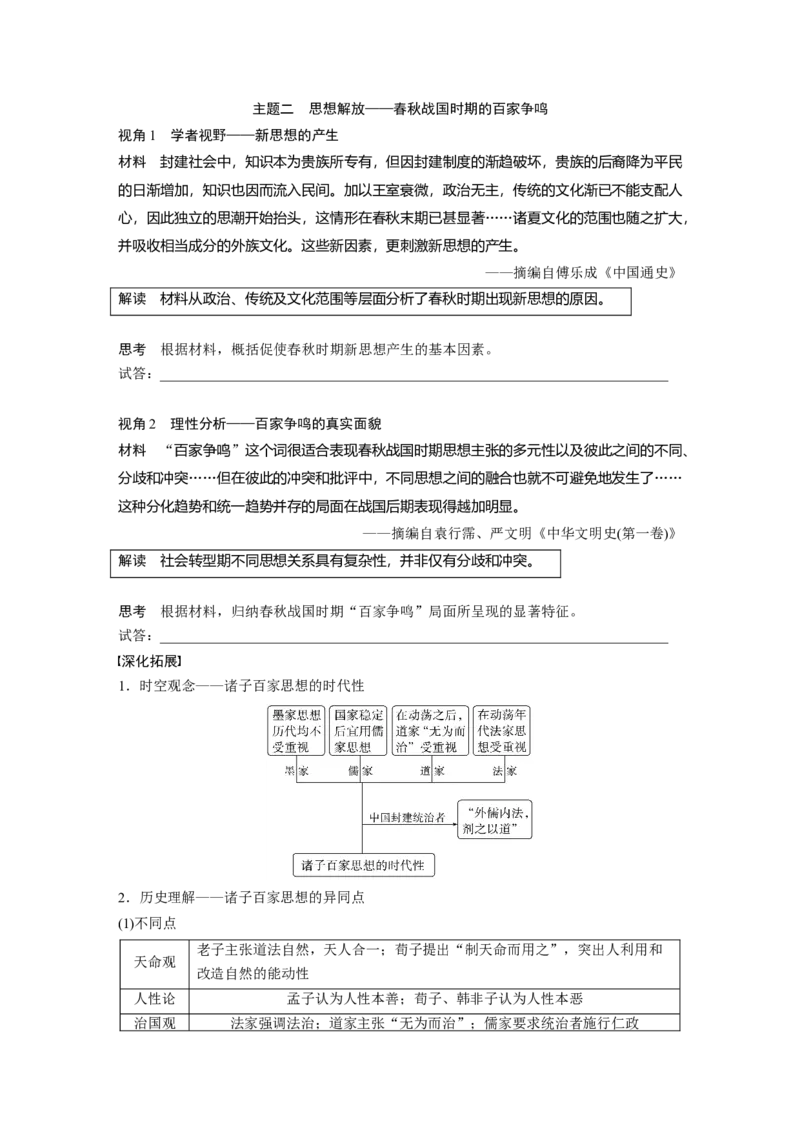 板块一　第一单元　第2讲　诸侯纷争与变法运动_07高考历史_2025年新高考资料_一轮复习_2025高考大一轮复习讲义+课件精准备考2025年新高三历史一轮复习备课课件（完结）_525