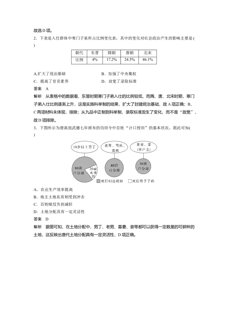 板块一　第三单元　阶段贯通3　魏晋至隋唐时期_07高考历史_2025年新高考资料_一轮复习_2025高考大一轮复习讲义+课件精准备考2025年新高三历史一轮复习备课课件（完结）_243