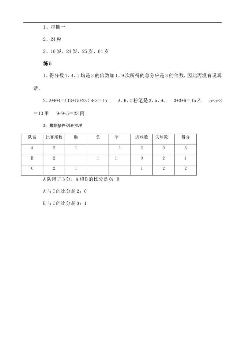 六年级数学奥数讲义+练习-第32讲逻辑推理（二）（全国通用版，含答案）_奥数专题合集_H003小学奥数培训班课程+习题_1-6年级上下册奥数_六年级