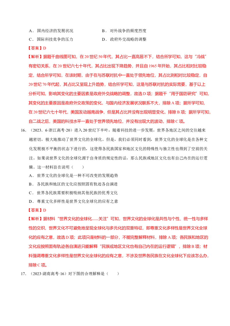 热点04从deepseek的横空出世看科技发展与社会转型（练习）（解析版）_07高考历史_2025年新高考资料_二轮复习_01高考语文等多个文件