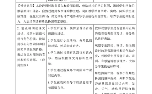 Unit4第4课时PartBLet&rsquo;stalk&Readandrole-play(教学设计)英语人教PEP版四年级下册（新教材）_4下-新英语人教PEP版（2026持续更新）_01课件+教案+学习任务单+练习（更新完第4单元）_2教案