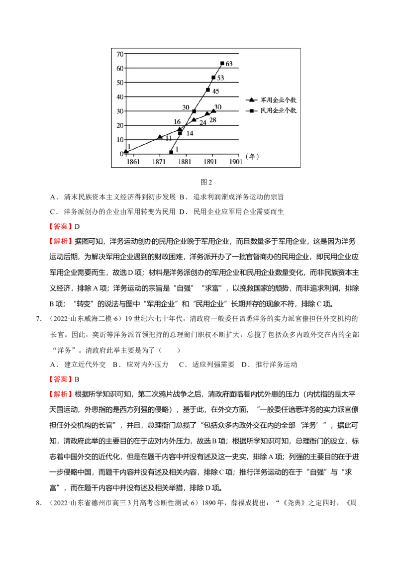 第02讲国家出路的探索-2023年高考历史一轮复习讲练测（新教材专用）（解析版）_07高考历史_新高考复习资料_2023年新高考复习资料_2023年高考历史一轮复习讲练测（新高考专用）